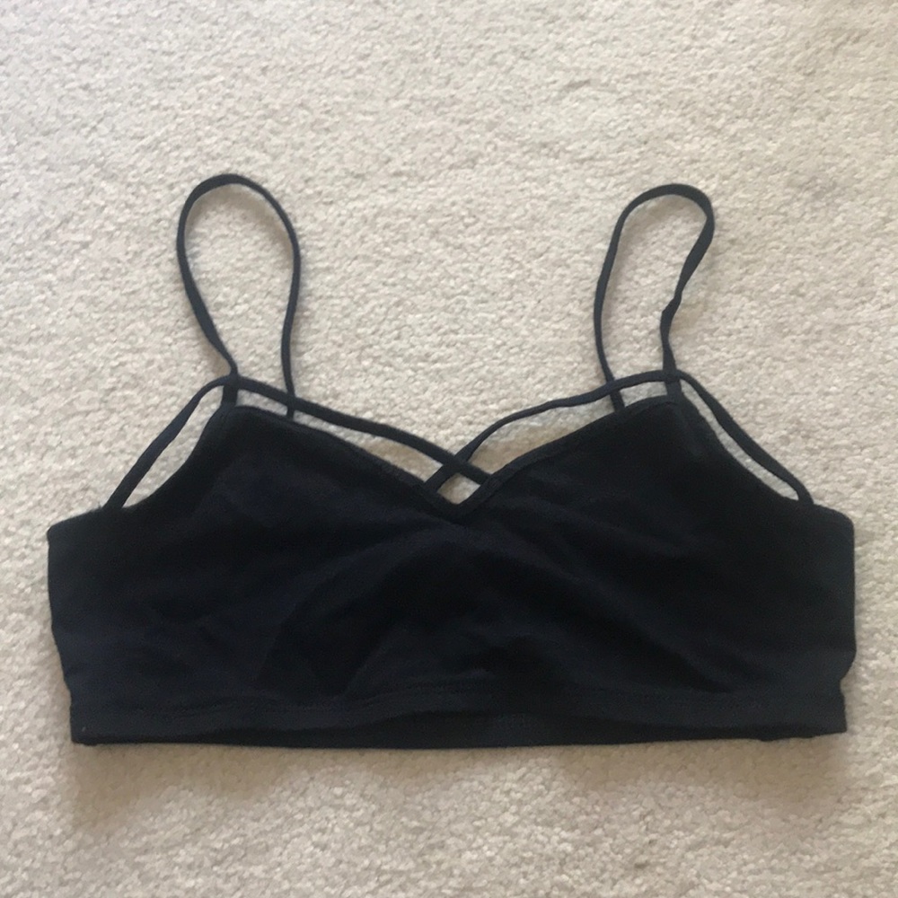 Unpadded bralette